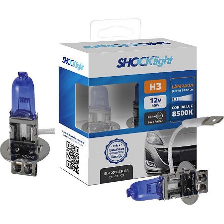 SHOCKLIGHT KIT LAMPADA SUPER BRANCA H3