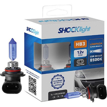SHOCKLIGHT KIT LAMPADA SUPER BRANCA HB3