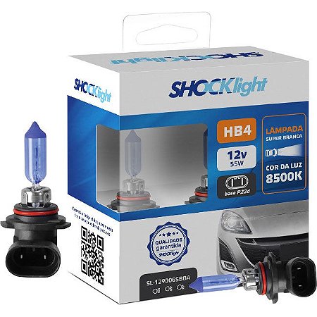 SHOCKLIGHT KIT LAMPADA SUPER BRANCA HB4