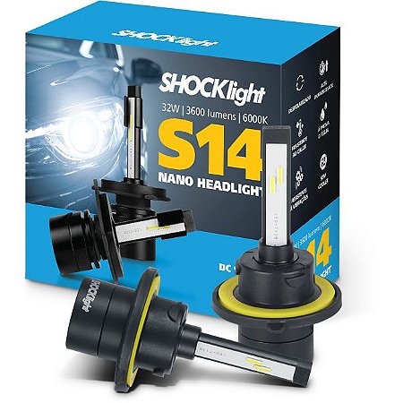 SHOCKLIGHT S14 NANO H13 6000K 12V 32W 3600LM