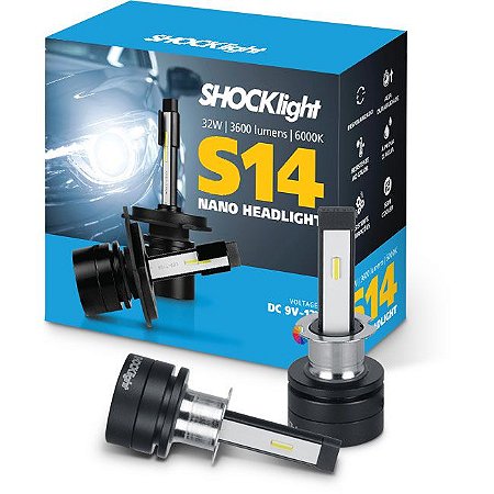 SHOCKLIGHT S14 NANO H3 6000K 12V 32W 3600LM