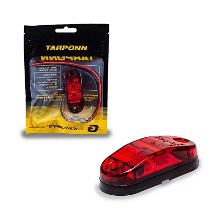 TARPONN LATERNA DELIMITADORA 12-24V VERMELHA
