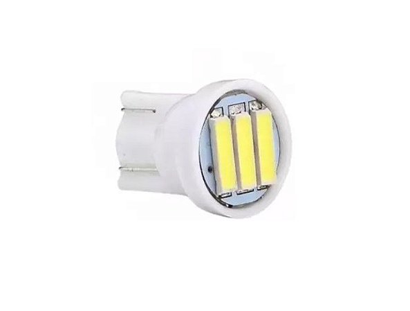 LAMPADA LED T10 3 LEDS 6000K 12V