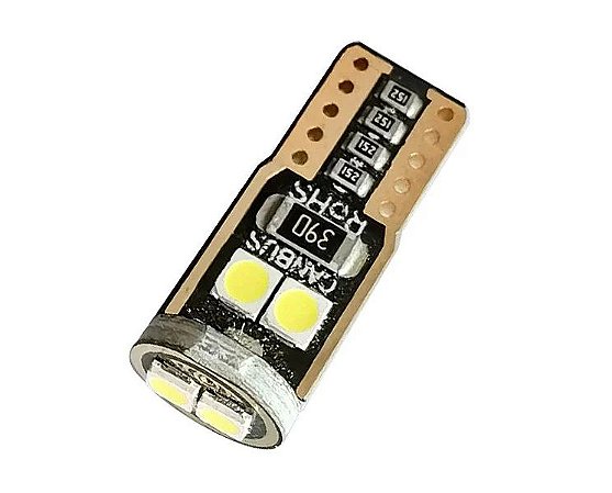 LAMPADA LED T10 6 LEDS 6000K 12V CANBUS