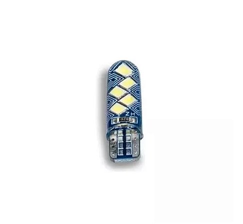 LAMPADA LED T10 10 LEDS SILICONE 6000K 12V