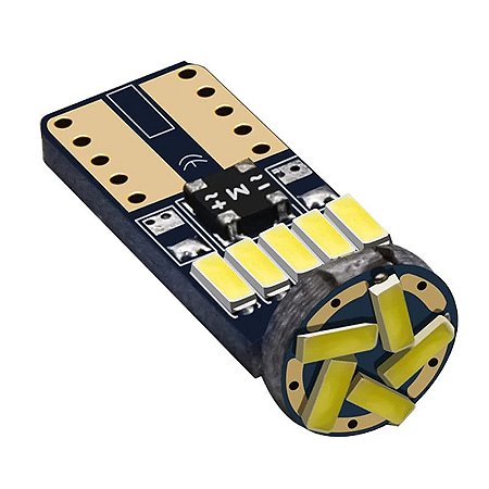 LAMPADA LED T10 15 LEDS 6000K 12V CANBUS