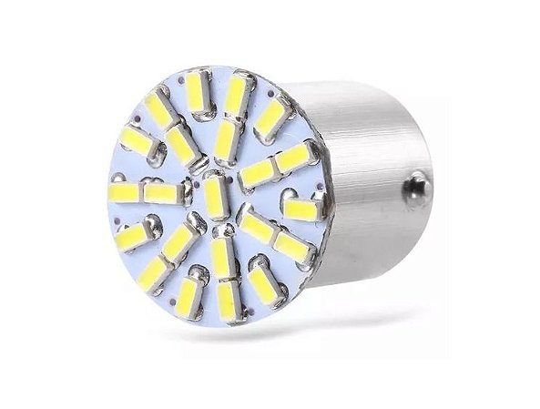 LAMPADA LED 1 POLO 22 LEDS 3000K 12V AMBAR