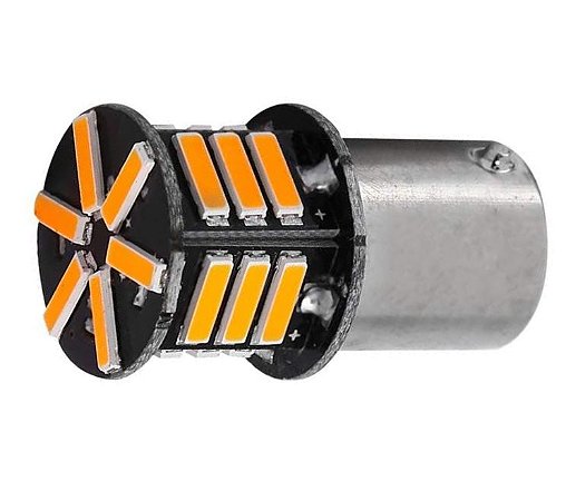 LAMPADA LED 1 POLO 21 LEDS TORRE 3000K 12V AMBAR