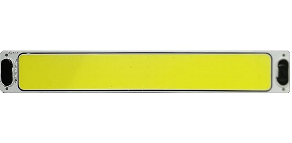 LUMINARIA COLB 120 LEDS RETANGULAR 40X6CM COM BOTAO 12-36V