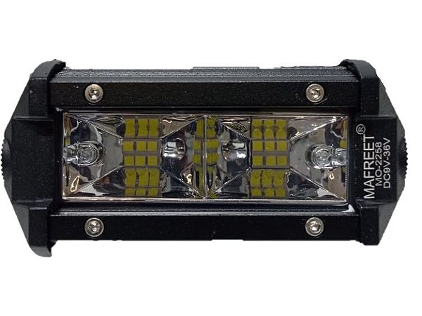 BARRA DE LED 2D 12 LEDS 6000K 36W 12-24V 10X5X4CM