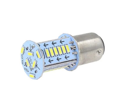 LAMPADA LED 1 POLO SEQUENCIAL 30 LEDS 6000K 12V