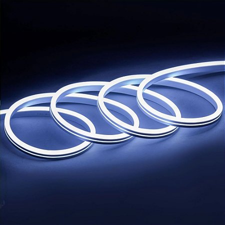 FITA LED NEON 2835 BRANCO FRIO 5 MTS 12V