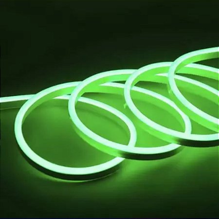 FITA LED NEON 2835 VERDE 5 MTS 12V