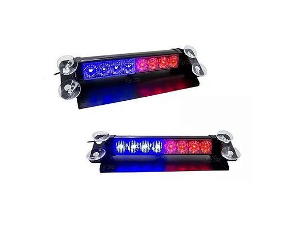 STROBO PARABRISA COM VENTOSA 12V