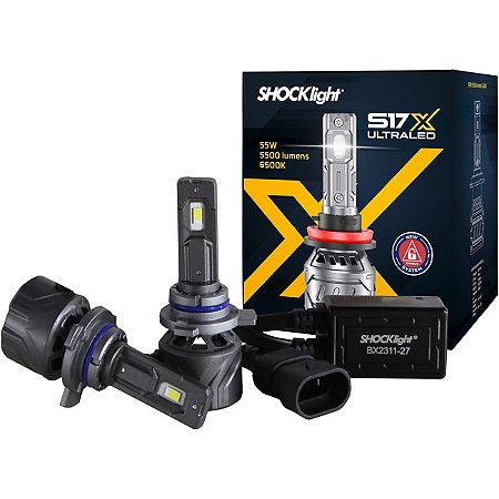 SHOCKLIGHT ULTRALED S17X HIR2 9012 6500K 12V 40W 5500LM CANBUS