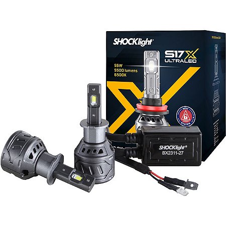 SHOCKLIGHT ULTRALED S17X H3 6500K 12V 40W 5500LM CANBUS