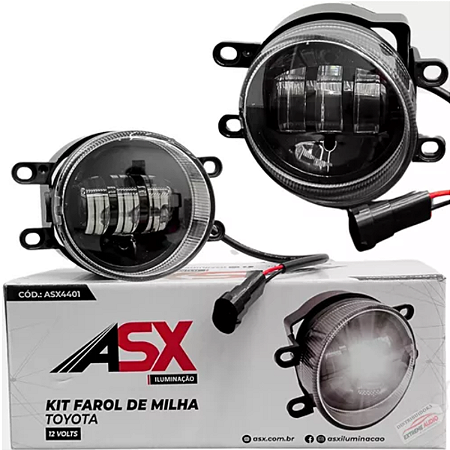 ASX KIT FAROL DE MILHA LED - TOYOTA
