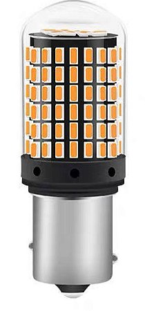 LAMPADA LED 2 POLO 144 LEDS AMBAR 3000K 12-24V