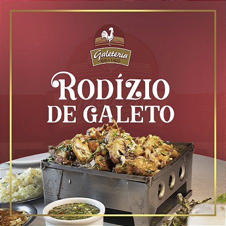 Exclusivo - Rodízio de Galeto - Jantar - Quarta-Feira 27 de Maio