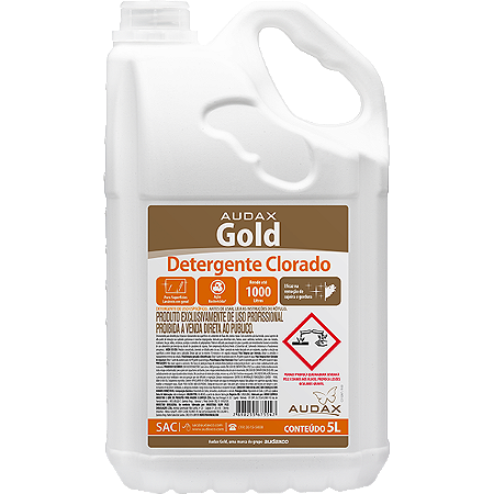 Detergente Clorado Gel 5L Audax Gold