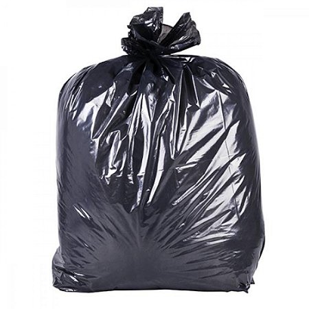 Saco Lixo Preto 45x52cm RAVA 40 Litros c/100