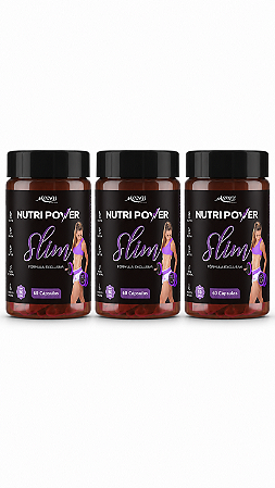 Kit Nutripower Slim Cápsulas Emagrecimento - tratamento 06 meses