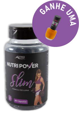 Nutripower Slim Cápsulas Emagrecimento - tratamento 01 mês