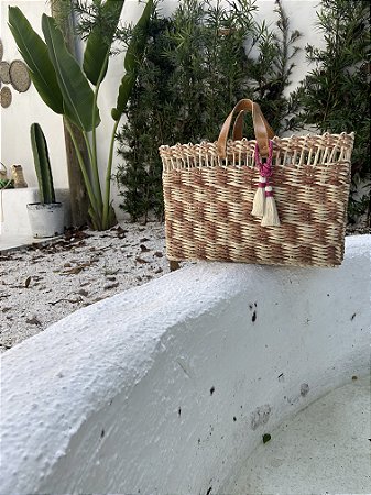 BAG DE PALHA XADREZ