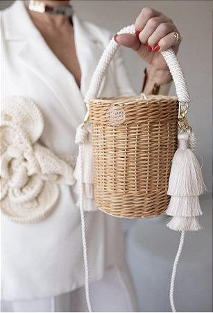 BUCKET BAG - OFFWHITE