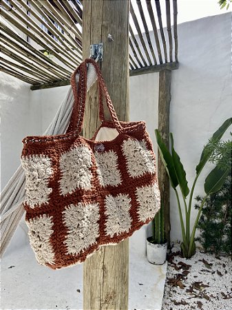 BAG SQUAD CROCHÊ - MARROM