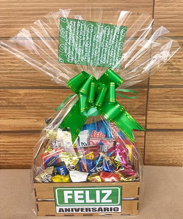 Cesta de Chocolate Para Aniversário - Pop 1