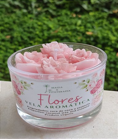 Vela Aromática Flores