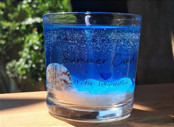 Vela Summer Candle - Azul oceano
