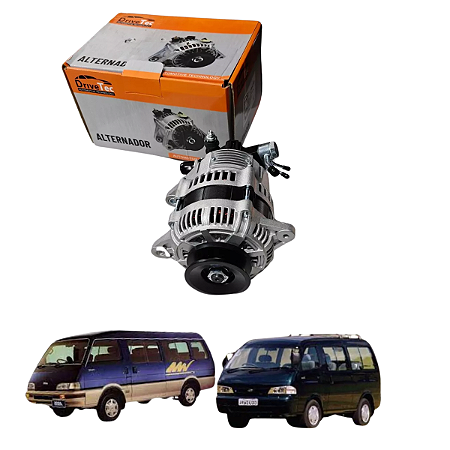 Alternador Com Vacuo 75 Amperes Besta Gs Topic 2.7 1998-2004
