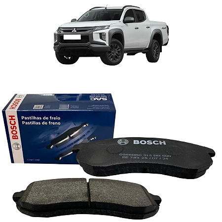 Pastilha Freio Dianteira L200 2.5 1997 a 2012 Original Bosch