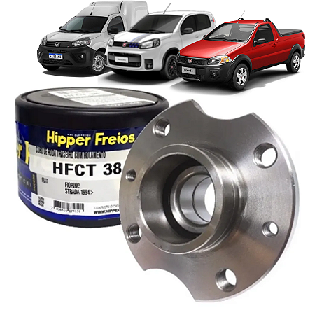 Cubo Roda Traseira Fiorino Strada Uno Way Sem Abs