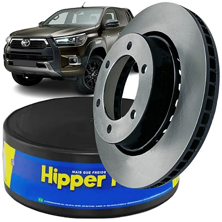 Disco Freio Dianteiro Toyota Hilux 2.7 2.8 2020 a 2023