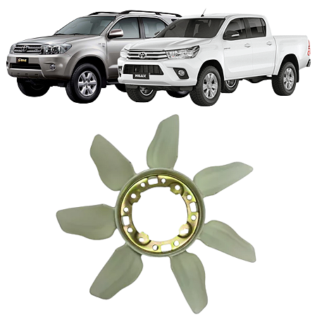Hélice Radiador Hilux Sw4 3.0 Td 1kzt 1kzte 2005 A 2020
