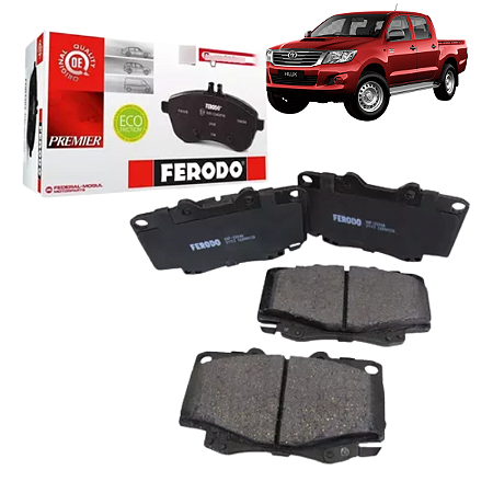 Pastilha Freio Dianteira Cerâmica Hilux 2.5 3.0 2005 a 2009