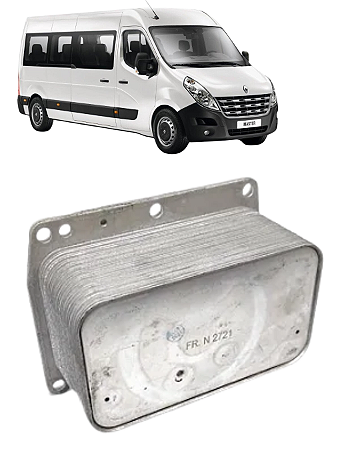 Radiador Oleo Motor Renault Master 2.3 16v 2013 a 2015