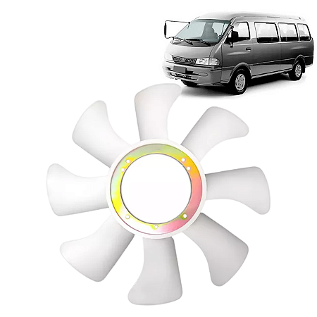 Helice 8 Pas Radiador Besta Gs 2.7 3.0 1992 a 2005