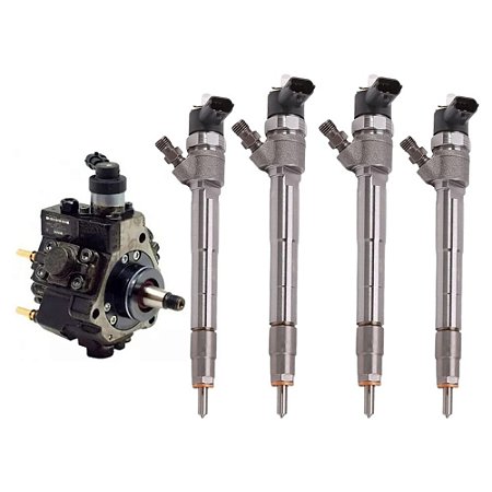 Kit 4 Injetores Bomba Alta F350 F4000 Cummins 2.8 2013/2018