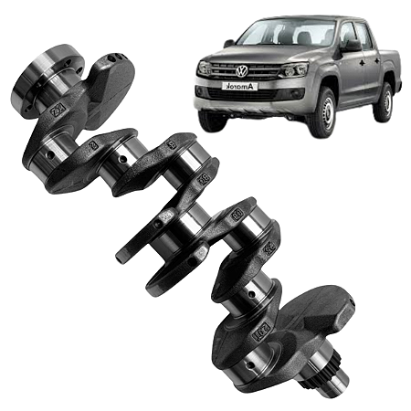Eixo Virabrequim Amarok 2.0 16v Manual Com Engrenagem 2010 á 2021