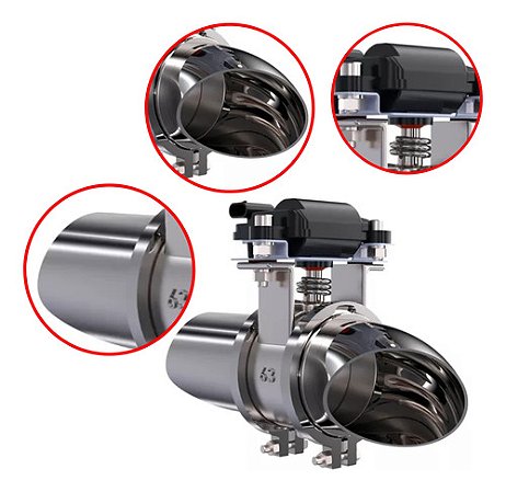 Difusor Escapamento 3 Downpipe Dodge Ram 1500 2021 A 2023 - Caminhonete
