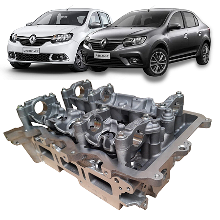 Cabeçote Logan Sandero Clio Kiwd 1.0 12v 3cc 2017 a 2024