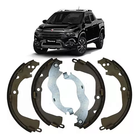 Sapata Freio Traseiro Toro 1.8 2.4 16V 2016 a 2022 FLEX