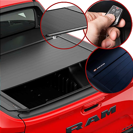 Capota Rígida Retrátil Automática Ram Classic 1500 2022 23 Em diante