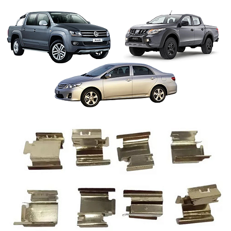 Jogo Mola Pastilha Freio Diant. Corolla 2008 á  2014 Vw Amarok 2010 á 2016