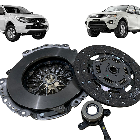 Kit Embreagem L200 Triton 2.4 2015 Até 2025 Com Atuador Luk