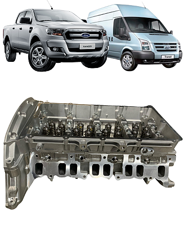 Cabeçote C/válvulas Ford Ranger Transit 2.2 16v 2012 A 2020